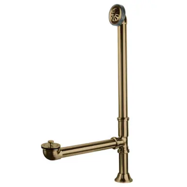 Wholesale Kingston Brass CC2082 Clawfoot Tub Waste & Overflow Drain, Polished Brass