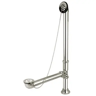 Kingston Brass CC2096 Clawfoot Tub Waste & Overflow Drain, 20 Gauge, Polished Nickel In Demand