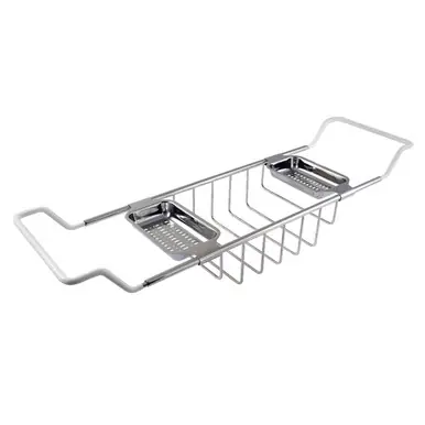 Seasonal Sale Kingston Brass CC2156 Vintage Bathtub Caddy Tray, - Polished Nickel