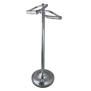 Exclusive Kingston Brass CC2201 Freestanding Toilet Paper Holder Stand - Chrome