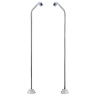 New Arrival Kingston Brass CC471 Double Offset Bath Supply, Polished Chrome