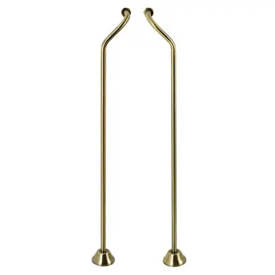 Kingston Brass CC473 Double Offset Bath Supply, Antique Brass Best Choice