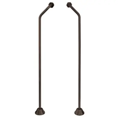 Kingston Brass CC475 Double Offset Bath Supply, Oil Rubbed Bronze Free Returns