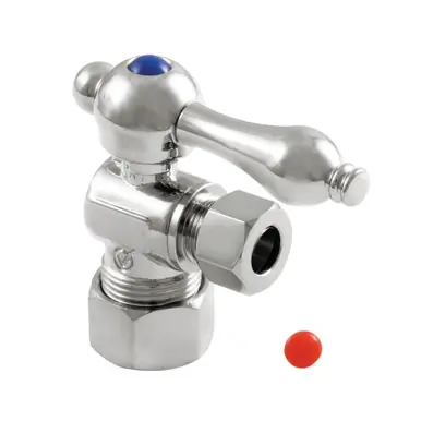 Fast Shipping Kingston Brass CC53301 Quarter Turn Valve (5/8" X 3/8" OD Compression), Polished Chrome