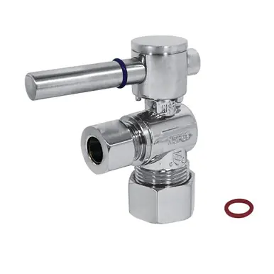 Special Offer Kingston Brass CC53301DL Quarter Turn Valve (5/8" X 3/8" OD Compression), Polished Chrome