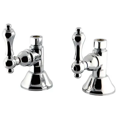 Shop Now Kingston Brass CCK44151AL Straight Stop Shut Off Valve, Polished Chrome