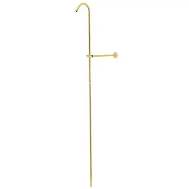 Kingston Brass CCR602 Vintage Shower Riser and Wall Support, Polished Brass Trusted Brand
