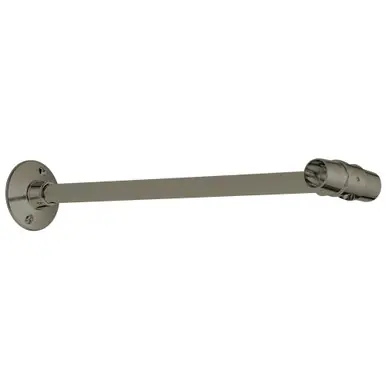 Kingston Brass CCS128 Vintage 12" Wall Support for Oval Shower Riser, Brushed Nickel Special Discount