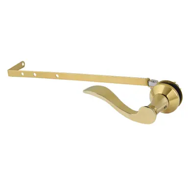 Direct From Factory Kingston Brass Century Universal Front or Side Mount Toilet Tank Lever, Polished Brass - KTCFLD2