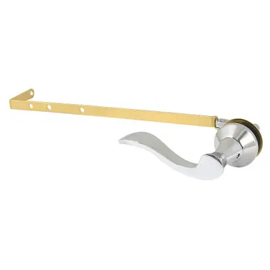 Worldwide Shipping Kingston Brass Century Universal Front or Side Mount Toilet Tank Lever, Polished Chrome - KTCFLD1