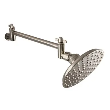 Factory Price Kingston Brass CK135K6 Victorian 5" Showerhead with High Low Adjustable Arm, Polished Nickel