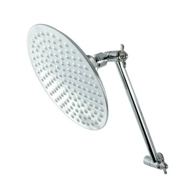 Exclusive Offer Kingston Brass CK136K1 Victorian Showerhead and High Low Adjustable Arm In Retail Packaging, Polished Chrome