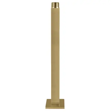 Don’t Miss Out Kingston Brass Claremont 10" Rain Drop Ceiling Mount Shower Arm with Square Flange, Brushed Brass - K212C7