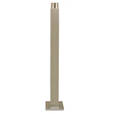 Top Pick Kingston Brass Claremont 10" Rain Drop Ceiling Mount Shower Arm with Square Flange, Brushed Nickel - K212C8