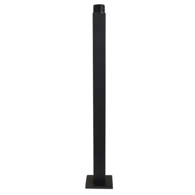 Weekend Sale Kingston Brass Claremont 12" Rain Drop Ceiling Mount Shower Arm with Square Flange, Matte Black - K213C0
