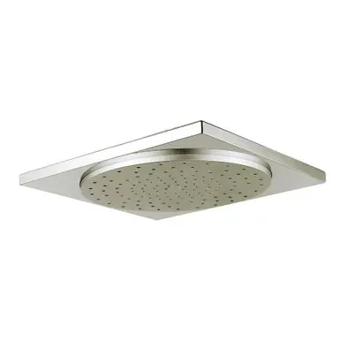 Budget Kingston Brass Claremont 12" Square Raindrop ABS Shower Head, Polished Nickel - KX8226