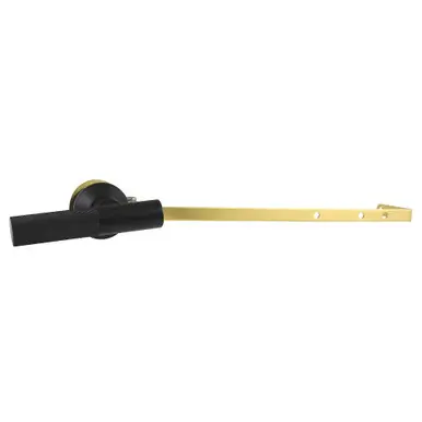 Big Sale Kingston Brass Convergent Universal Front or Side Mount Toilet Tank Lever with Knurled Handle, Matte Black - KTKNLD0
