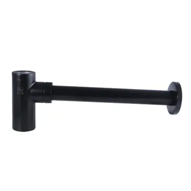 Direct From Manufacturer Kingston Brass DD8100 Trimscape 1-1/4" OD Brass Round Siphon Bottle Trap, Matte Black
