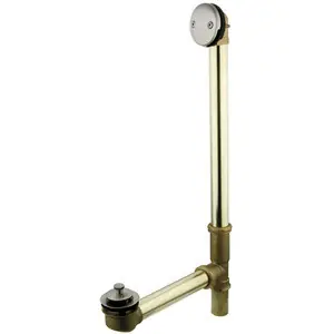 Big Sale Kingston Brass DLL3188 18" Tub Waste & Overflow With Lift & Turn Drain - Satin Nickel
