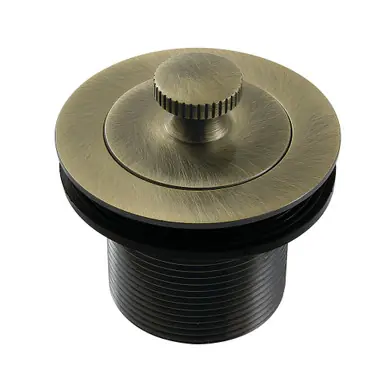 Factory Price Kingston Brass DLT15AB 1-1/2" Lift and Turn Tub Drain with 1-1/2" Body Thread, Antique Brass