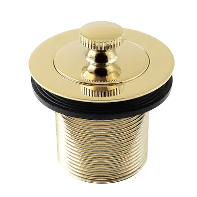 Express Delivery Kingston Brass DLT17PB 1-1/2" Lift and Turn Tub Drain with 1-3/4" Body Thread, Polished Brass