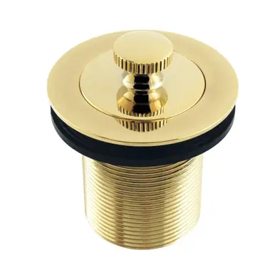 Save Now Kingston Brass DLT20PB 1-1/2" Lift and Turn Tub Drain with 2" Body Thread, Polished Brass
