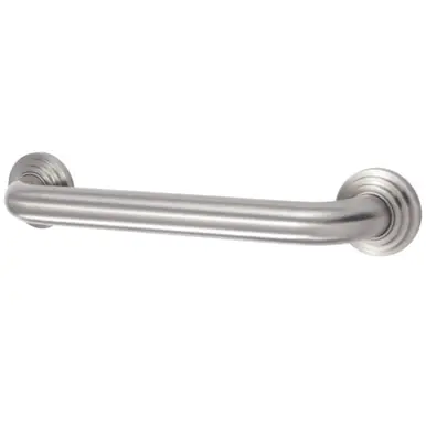 Best Price Kingston Brass DR214128 Milano 12-Inch Decorative 1-1/4-Inch OD Grab Bar, Brushed Nickel