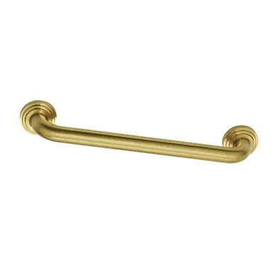 Deal Kingston Brass DR214167 Milano 16" x 1-1/4" O.D Grab Bar, Brushed Brass