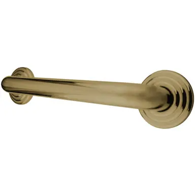 Weekend Sale Kingston Brass DR314162 Restoration 16-Inch Decorative 1-1/4-Inch OD Grab Bar, Polished Brass