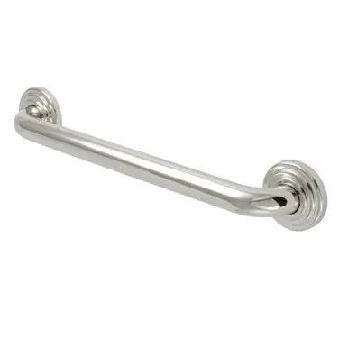 While Supplies Last Kingston Brass DR314166 Restoration 16-Inch Decorative 1-1/4-Inch OD Grab Bar, Polished Nickel