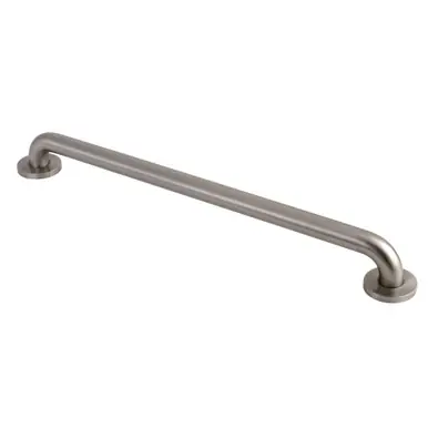 Buy Direct Kingston Brass DR514248 Meridian 24" Grab Bar, 1-1/4" Diameter, Brushed Nickel