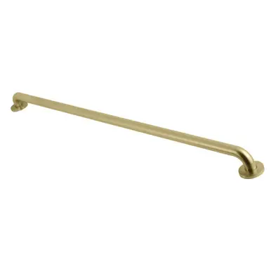Direct From Factory Kingston Brass DR514487 Meridian 48" Grab Bar, 1-1/4" Diameter, Brushed Brass