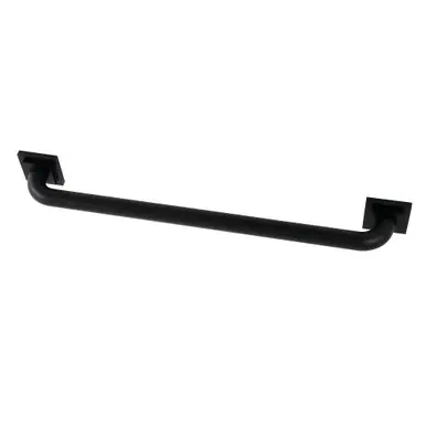 Exclusive Offer Kingston Brass DR614240 Claremont 24" Grab Bar, 1-1/4" Diameter, Matte Black