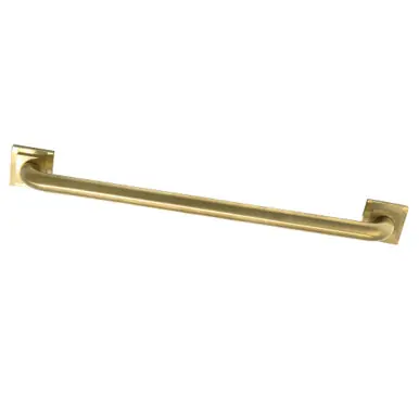 Express Delivery Kingston Brass DR614247 Claremont 24" Grab Bar, 1-1/4" Diameter, Brushed Brass