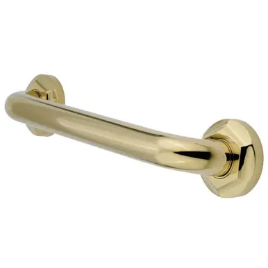 Budget Kingston Brass DR714182 Metropolitan 18" Grab Bar, 1-1/4" Diameter, Polished Brass