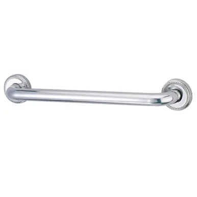 Buy Online Kingston Brass DR814121 Laurel 12" Grab Bar, 1-1/4" Diameter, Polished Chrome