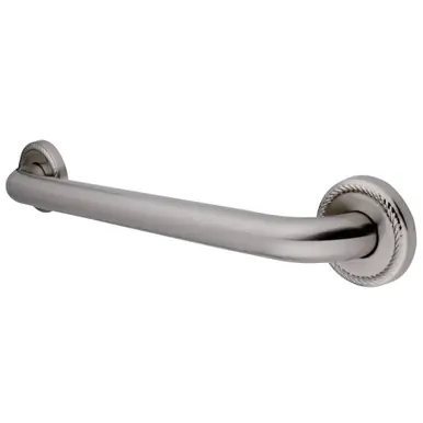 Fan Favorite Kingston Brass DR814128 Laurel 12" Grab Bar, 1-1/4" Diameter, Brushed Nickel