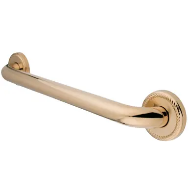 Exclusive Offer Kingston Brass DR814182 Laurel 18-Inch X 1-1/4-Inch OD Decorative Grab Bar, Polished Brass