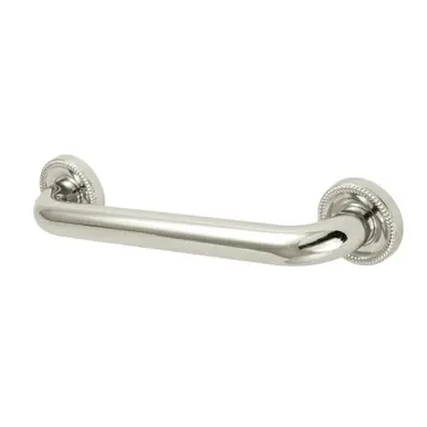 Exclusive Kingston Brass DR914126 Camelon 12" Grab Bar, 1-1/4" Diameter, Polished Nickel