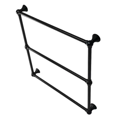 Fan Favorite Kingston Brass DTC323019MB Maximilien 30-Inch Wall Mount Towel Rack, Matte Black
