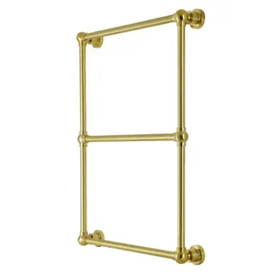 Brand New Kingston Brass DTM32243BB Palatine 24-Inch x 32-Inch Wall Mount Towel Rack, Brushed Brass