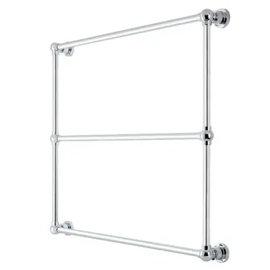 Bulk Order Kingston Brass DTM32363CP Palatine 36-Inch x 32-Inch Wall Mount Towel Rack, Polished Chrome