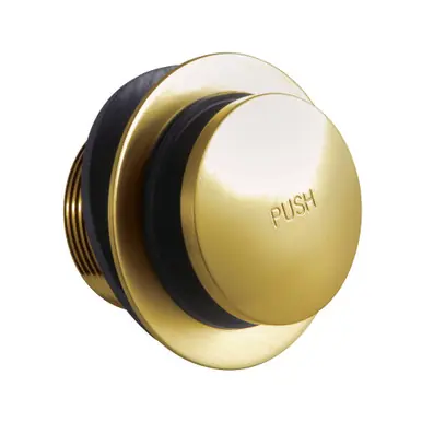 Exclusive Kingston Brass DTT207 Tip-Toe Tub Drain, Brushed Brass