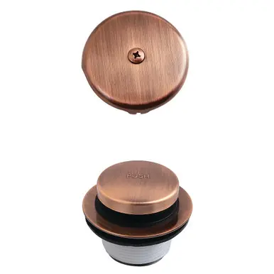 Buy Online Kingston Brass Easy Touch Toe-Tap Drain Conversion Kit, Antique Copper - DTT5302AAC
