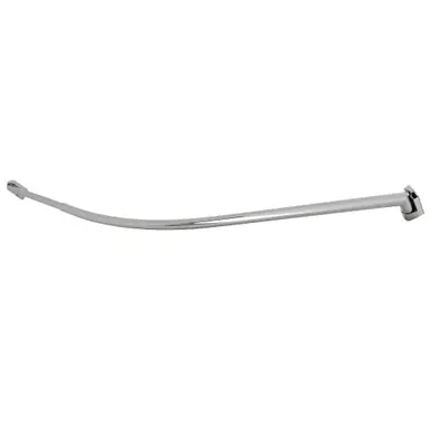 Trusted Brand Kingston Brass Edenscape 60"-72" Stainless Steel Adjustable Single Curved Shower Curtain Rod, Polished Chrome - CC6721