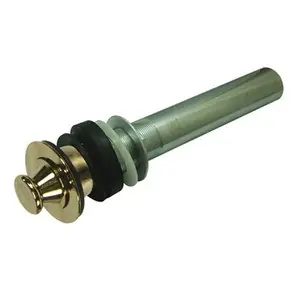 Shop Now Kingston Brass EV3002 Lift & Turn Sink Drain Without Overflow Hole - Polished Brass