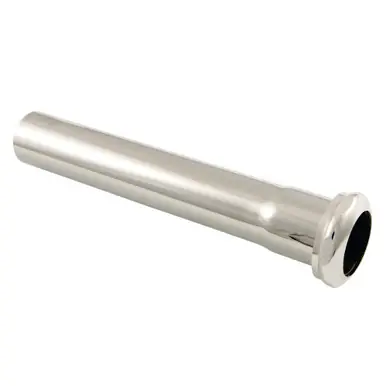 Exclusive Kingston Brass Fauceture EVP1006 Century 1-1/4" x 8" Brass Slip Joint Tailpiece Extension Tube, Polished Nickel