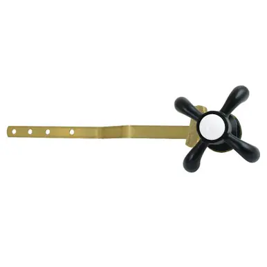 Crafted Kingston Brass French Country Front Mount Toilet Tank Lever, Matte Black - KTTX0