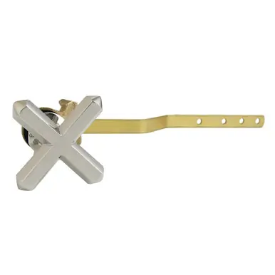 Cheap Kingston Brass French Country Front Mount Toilet Tank Lever, Polished Nickel - KTCHX6