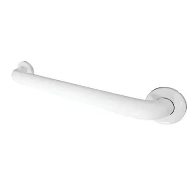 Best Choice Kingston Brass GB1218CSW Made To Match 18-Inch Stainless Steel Grab Bar, White